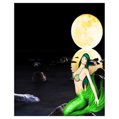 Sexy Mermaid In The Moonlight Drawstring Bag (small) by StarvingArtisan