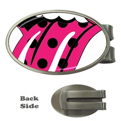 Pink Tongue Money Clips (oval) 