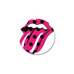 Pink Tongue Golf Ball Marker by StarvingArtisan