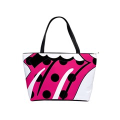 Pink Tongue Shoulder Handbags by StarvingArtisan