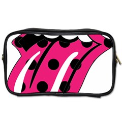 Pink Tongue Toiletries Bags by StarvingArtisan