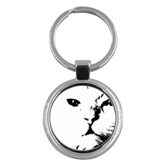 Cat Key Chains (round)  by StarvingArtisan