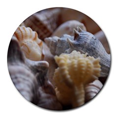 Seashells Round Mousepads by StarvingArtisan