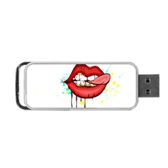 Bit Your Tongue Portable Usb Flash (one Side) by StarvingArtisan