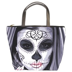 Sugar Skull Bucket Bags by StarvingArtisan