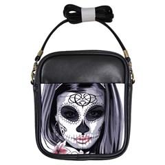 Sugar Skull Girls Sling Bags by StarvingArtisan