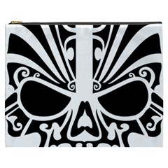 Tribal Sugar Skull Cosmetic Bag (xxxl)  by StarvingArtisan