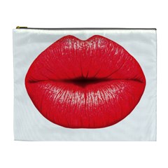 Oooooh Lips Cosmetic Bag (xl) by StarvingArtisan