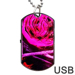 Calligraphy 2 Dog Tag Usb Flash (two Sides) by bestdesignintheworld