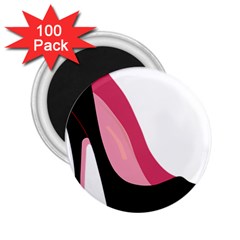 Black Stiletto Heels 2 25  Magnets (100 Pack) 