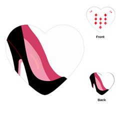 Black Stiletto Heels Playing Cards (heart)  by StarvingArtisan