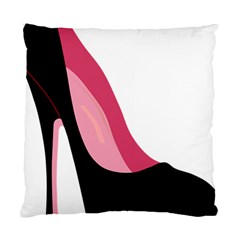 Black Stiletto Heels Standard Cushion Case (two Sides) by StarvingArtisan
