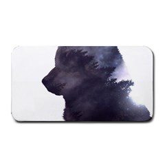 Black Wolf  Medium Bar Mats by StarvingArtisan