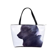 Black Wolf  Shoulder Handbags