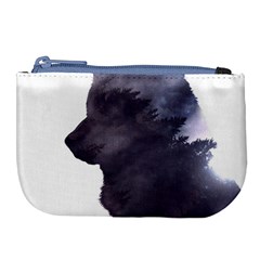 Black Wolf  Large Coin Purse by StarvingArtisan