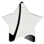 Music Note Star Ornament (Two Sides) Back