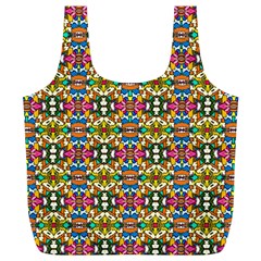  Artwork By Patrick-colorful-36 Full Print Recycle Bags (l)  by ArtworkByPatrick