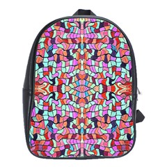 Artwork By Patrick-colorful-38 School Bag (large) by ArtworkByPatrick