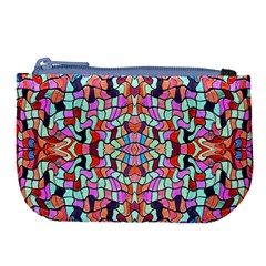 Artwork By Patrick-colorful-38 Large Coin Purse by ArtworkByPatrick