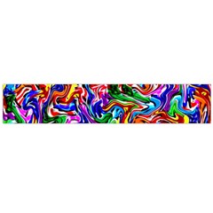 Artwork By Patrick-colorful-39 Large Flano Scarf  by ArtworkByPatrick