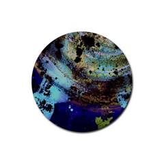 Blue Options 3 Rubber Round Coaster (4 Pack)  by bestdesignintheworld