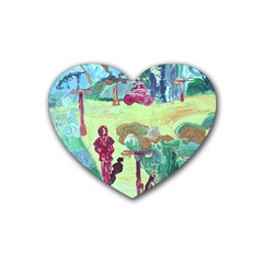 Trail 1 Heart Coaster (4 Pack)  by bestdesignintheworld