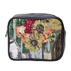 Sunflowers And Lamp Mini Toiletries Bag 2-side by bestdesignintheworld