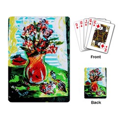 Dry Flowers On Your Windows Playing Card by bestdesignintheworld