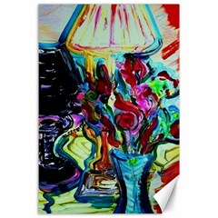 Still Life With Two Lamps Canvas 24  X 36  by bestdesignintheworld