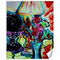 Still Life With Two Lamps Canvas 11  X 14   by bestdesignintheworld