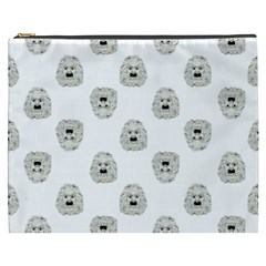 Angry Theater Mask Pattern Cosmetic Bag (xxxl)  by dflcprints