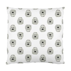 Angry Theater Mask Pattern Standard Cushion Case (two Sides) by dflcprints