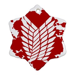 Attack On Titan Ornament (snowflake)