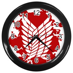 Attack On Titan Wall Clocks (black)