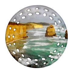 Coastal Landscape Ornament (round Filigree) by Modern2018