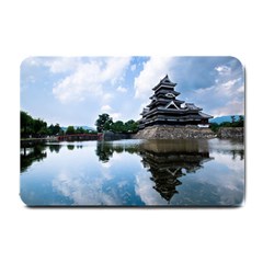 Beautiful Pagoda On Lake Nature Wallpaper Small Doormat  by Modern2018