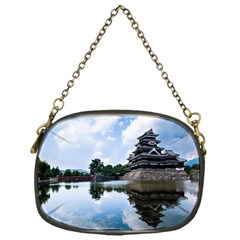 Beautiful Pagoda On Lake Nature Wallpaper Chain Purses (one Side)  by Modern2018