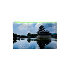 Beautiful Pagoda On Lake Nature Wallpaper Cosmetic Bag (xs) by Modern2018