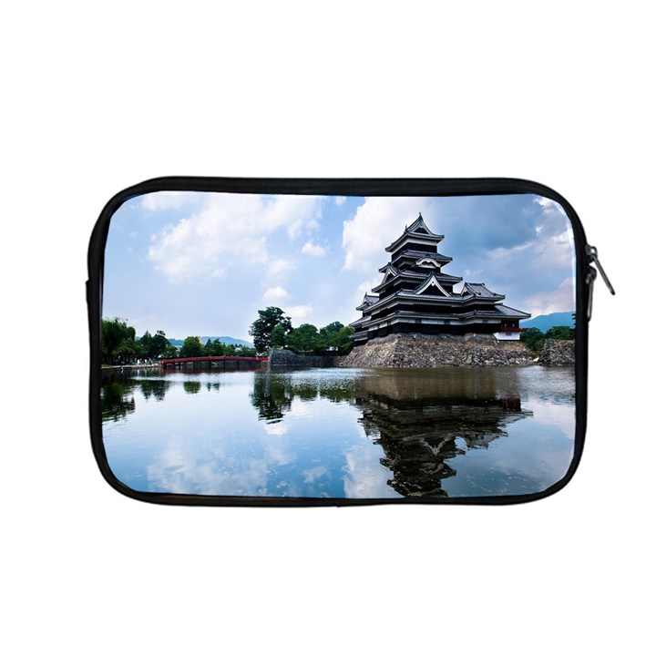 Beautiful Pagoda On Lake Nature Wallpaper Apple MacBook Pro 13  Zipper Case