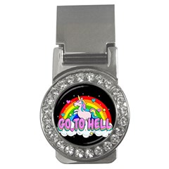 Go To Hell - Unicorn Money Clips (cz)  by Valentinaart