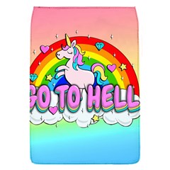 Go To Hell - Unicorn Flap Covers (s)  by Valentinaart