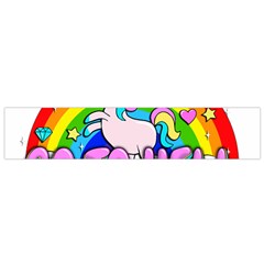 Go To Hell - Unicorn Small Flano Scarf by Valentinaart