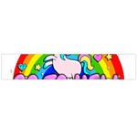 Go to Hell - Unicorn Large Flano Scarf  Back