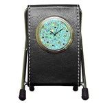 Space Pattern Pen Holder Desk Clocks Front