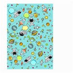 Space Pattern Large Garden Flag (Two Sides) Front