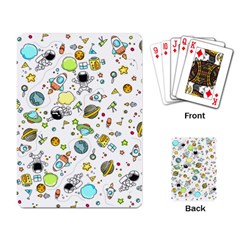 Space Pattern Playing Card by Valentinaart