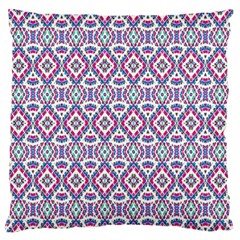 Colorful Folk Pattern Large Flano Cushion Case (one Side) by dflcprints
