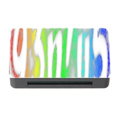 Genius Funny Typography Bright Rainbow Colors Memory Card Reader With Cf by yoursparklingshop