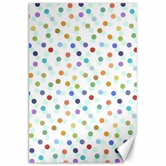 Dotted Pattern Background Brown Canvas 20  X 30   by Modern2018