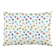 Dotted Pattern Background Brown Pillow Case